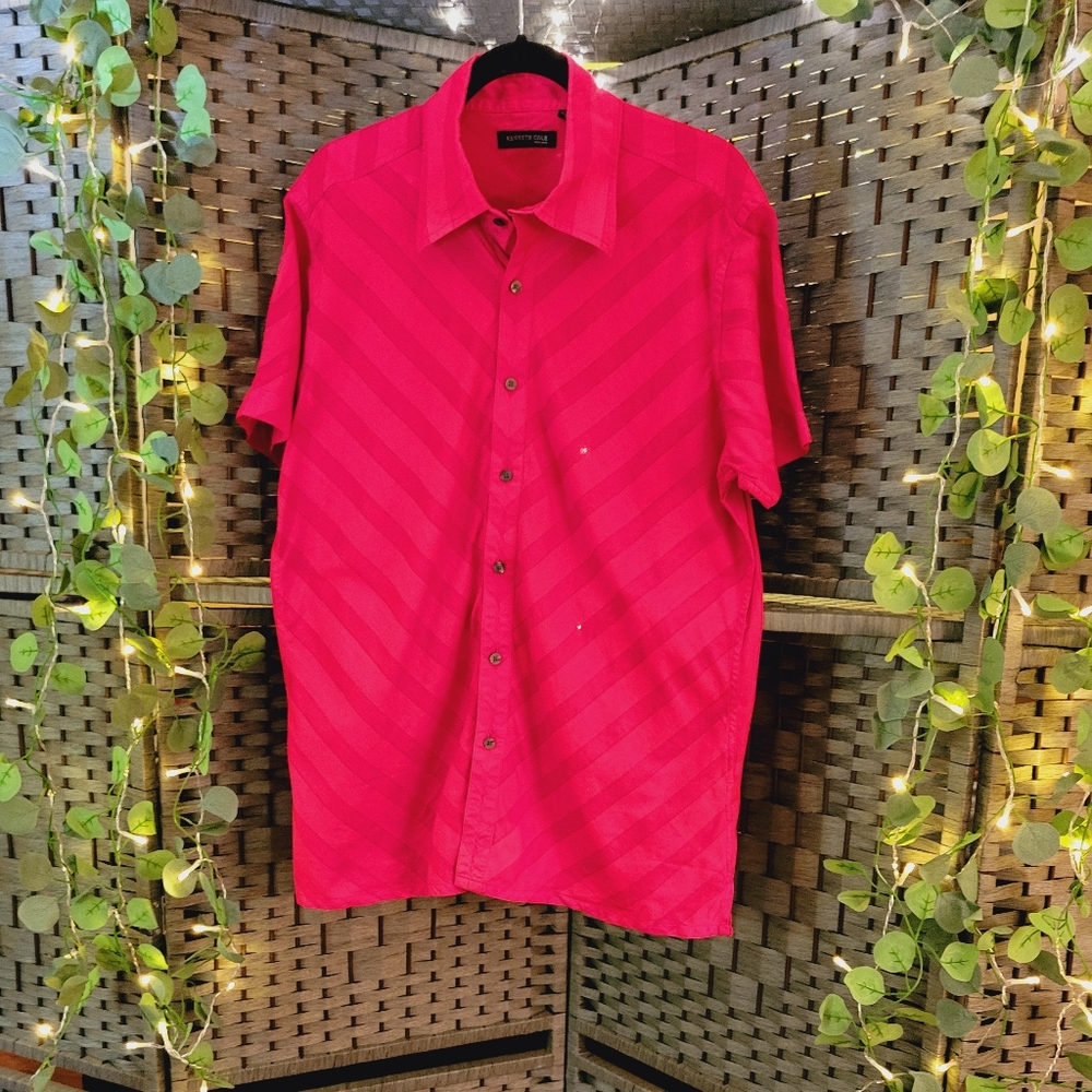 Kenneth Cole XL mens short sleeve shirt